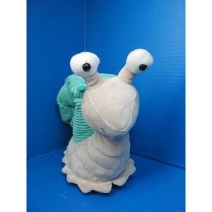 Scentsy Buddy Sia the Snail Stuffed Plush Retired Aqua/Gray NO Scent Pack